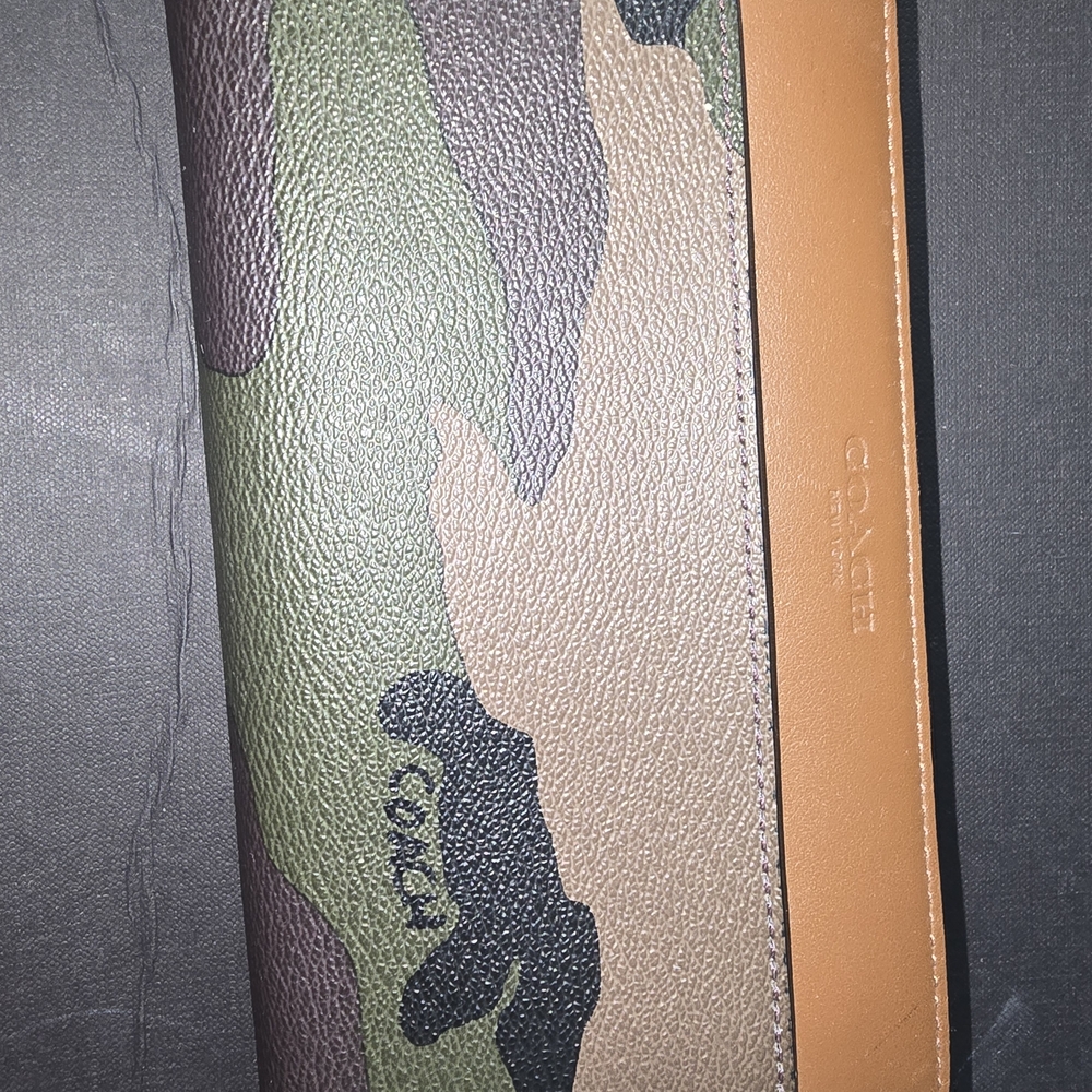 Coach Men's Camouflage Leather Wallet